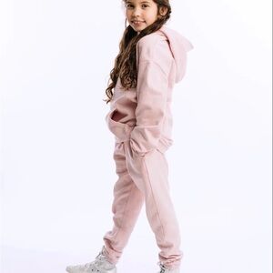 Zyia Active Relaxation Set - Cozy Kids Pink Sweatpants